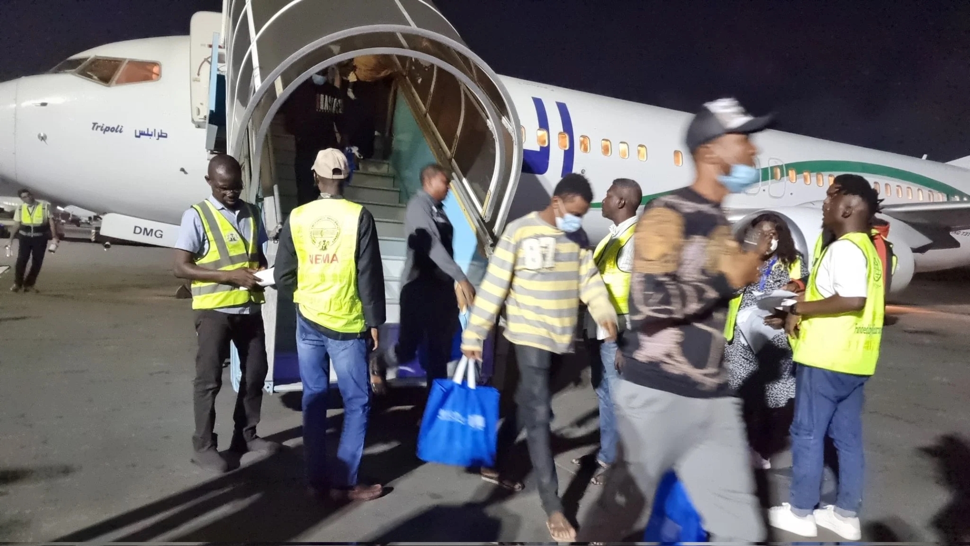 IOM Repatriates 180 Stranded Nigerians from Libya