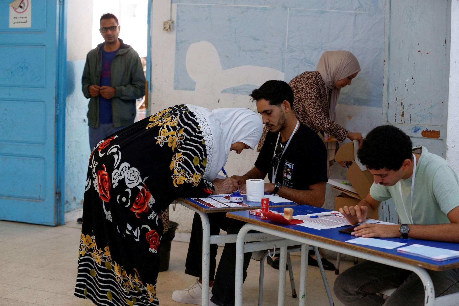 Tunisians Head to the Polls as President Saied’s Main Rival Remains in Prison