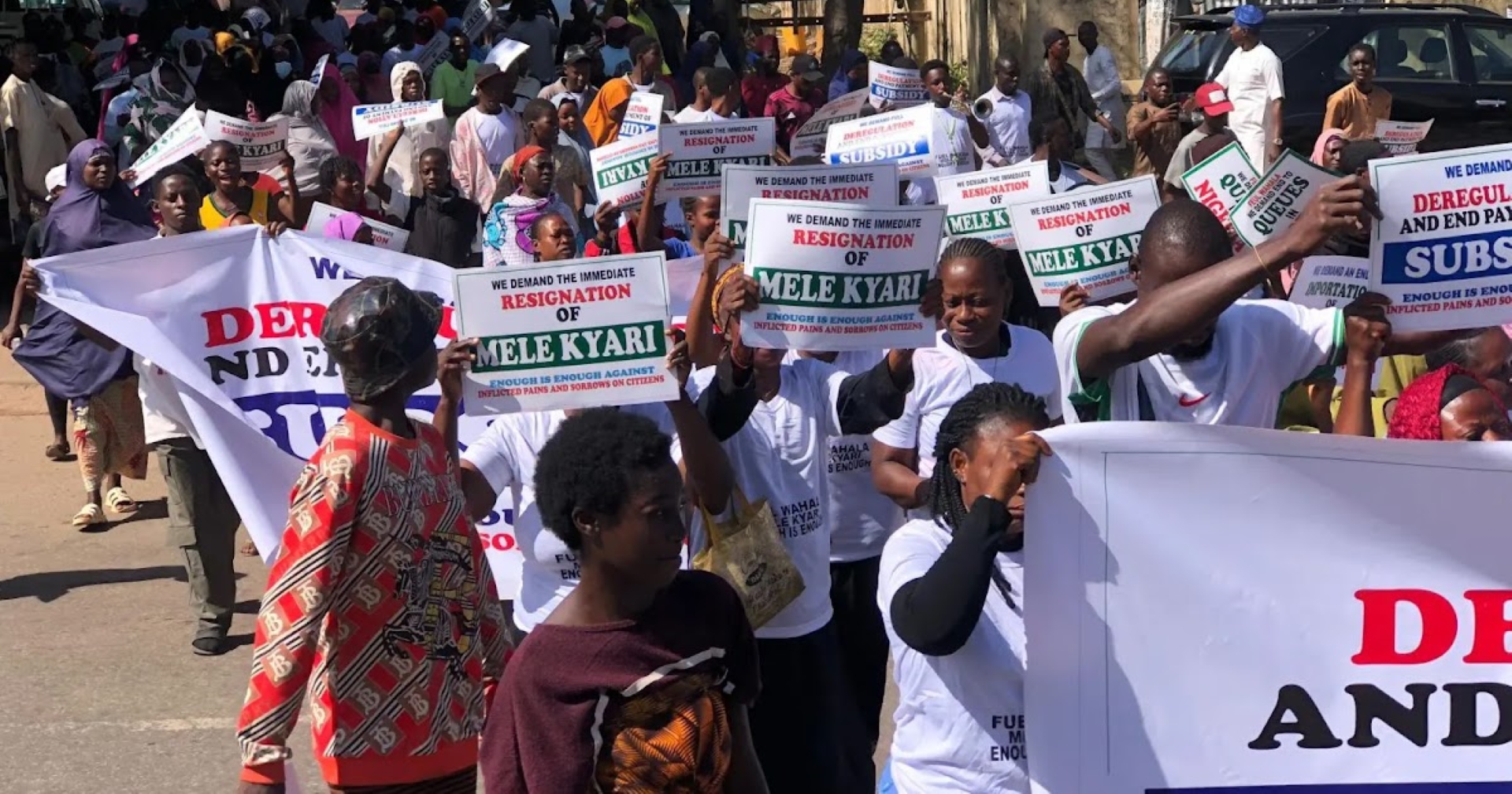 Nigeria: Protesters storm N’Assembly, demand Kyari’s sacking