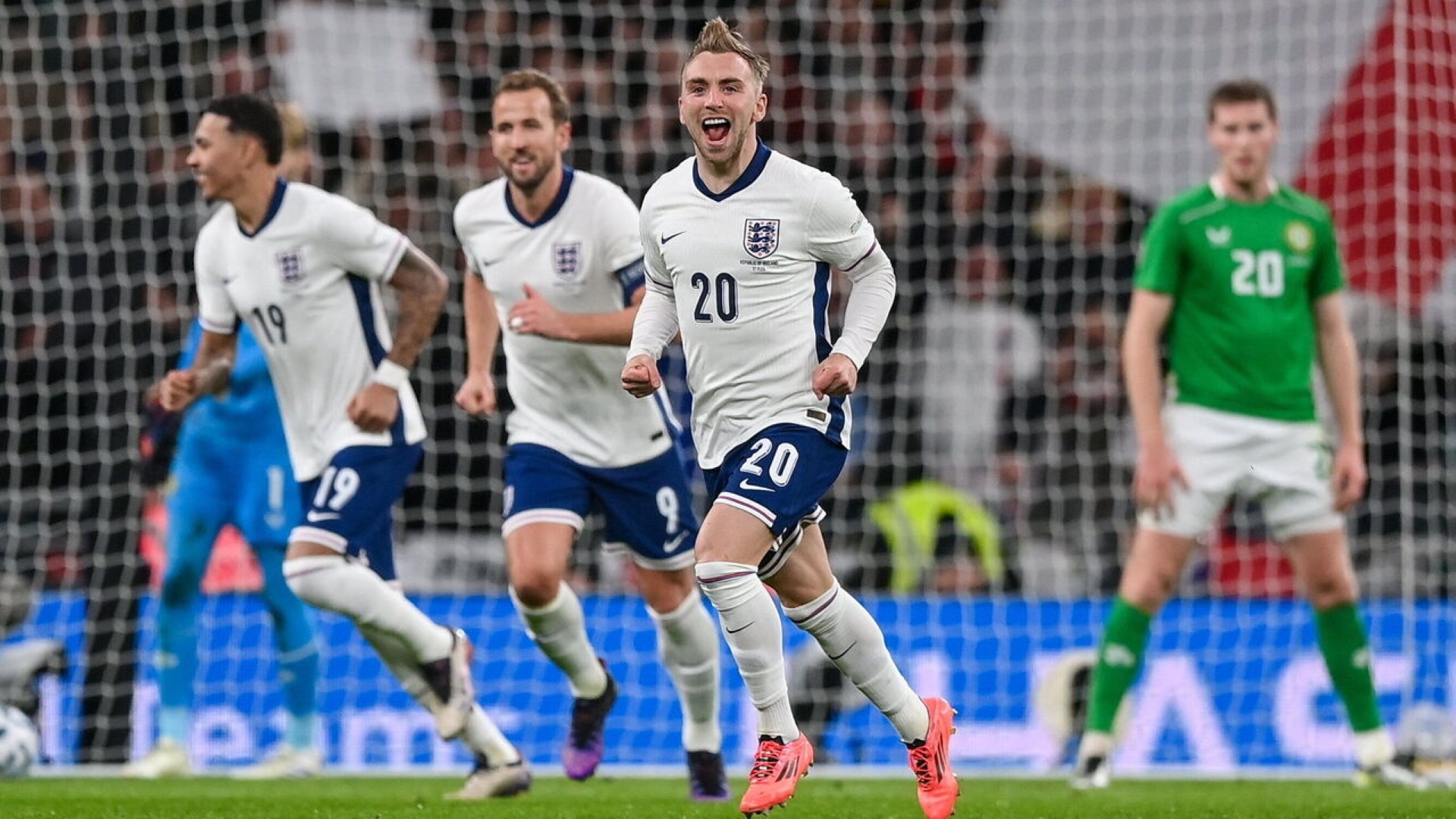 England Secure Resounding 5-0 Win Over Republic of Ireland, Clinch Promotion to UEFA Nations League A