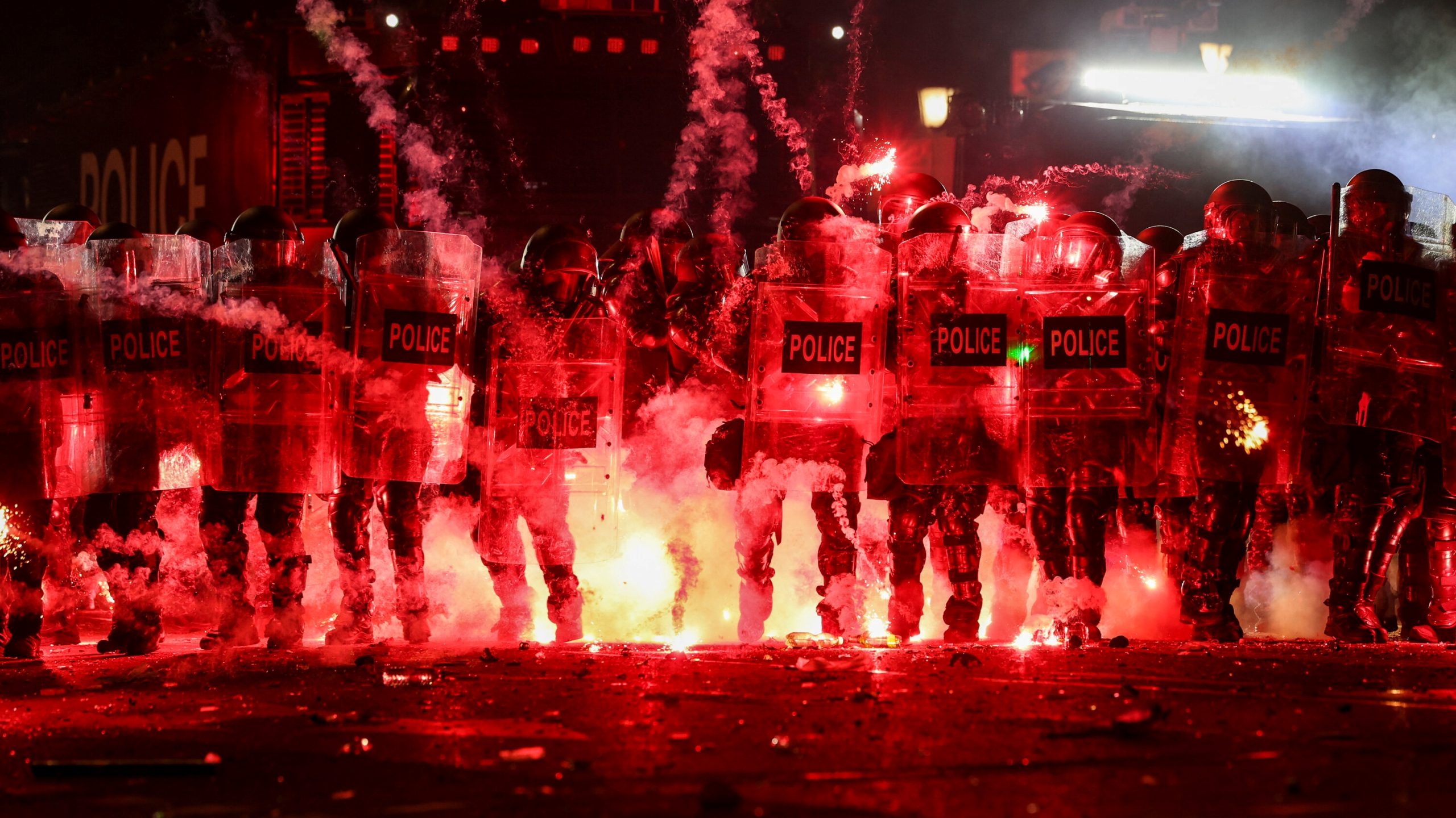 Police in Georgia Move Again to Disperse Protests Over the Suspension of EU Talks