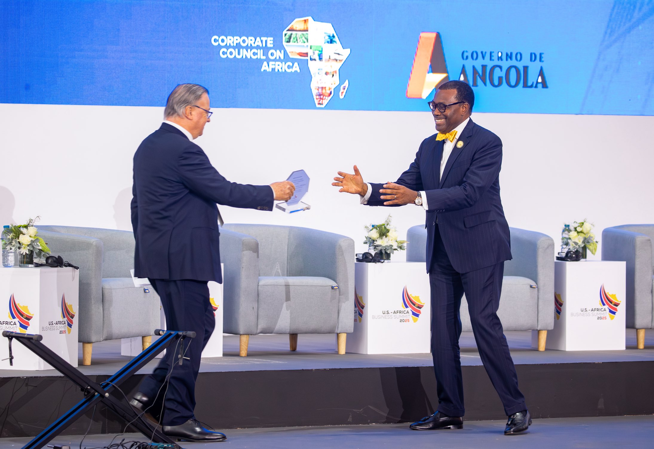 Adesina receives Distinguished Economic Leader Award at U.S.-Africa Business Summit
