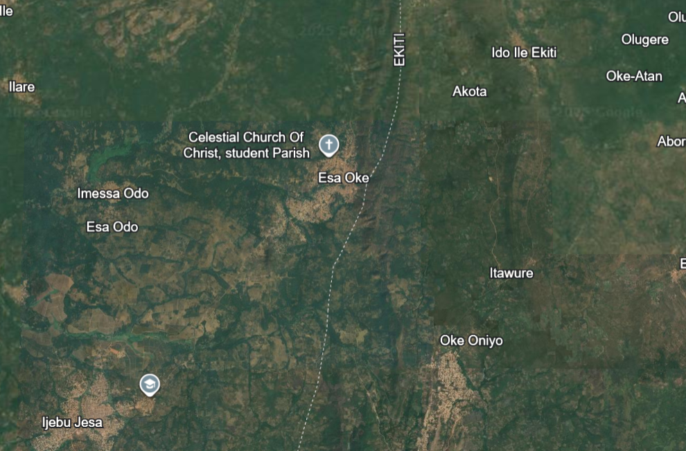 Esa Oke On Google Earth