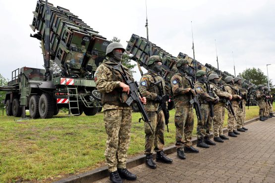 File Photo: Ukrainian President Volodymyr Zelenskiy Visit To A Military Training Area