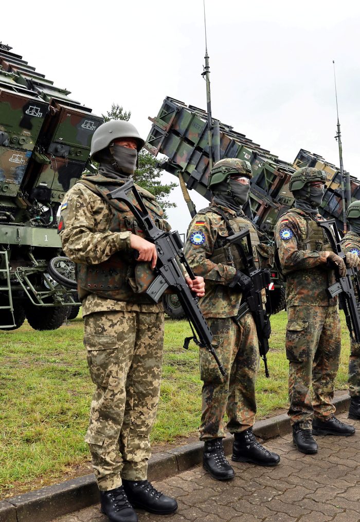 File Photo: Ukrainian President Volodymyr Zelenskiy Visit To A Military Training Area