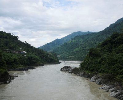 A View Shows The Siang River