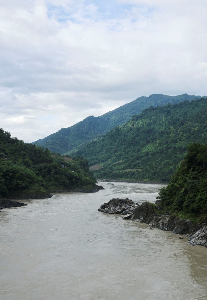 A View Shows The Siang River