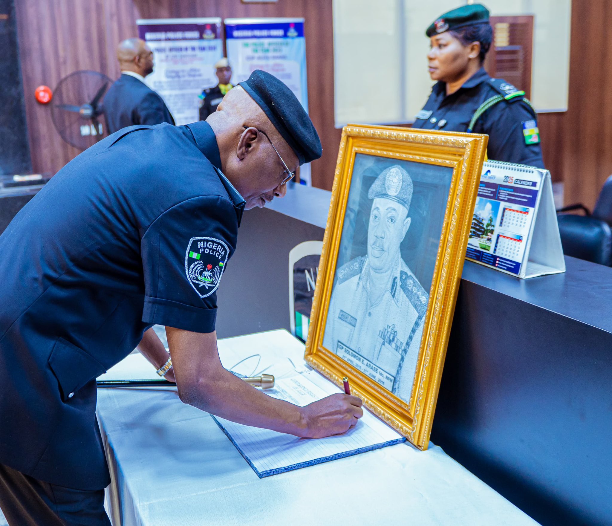 Nigeria Police Force Mourns Former IGP Solomon Arase, Flies Flag at Half-Mast