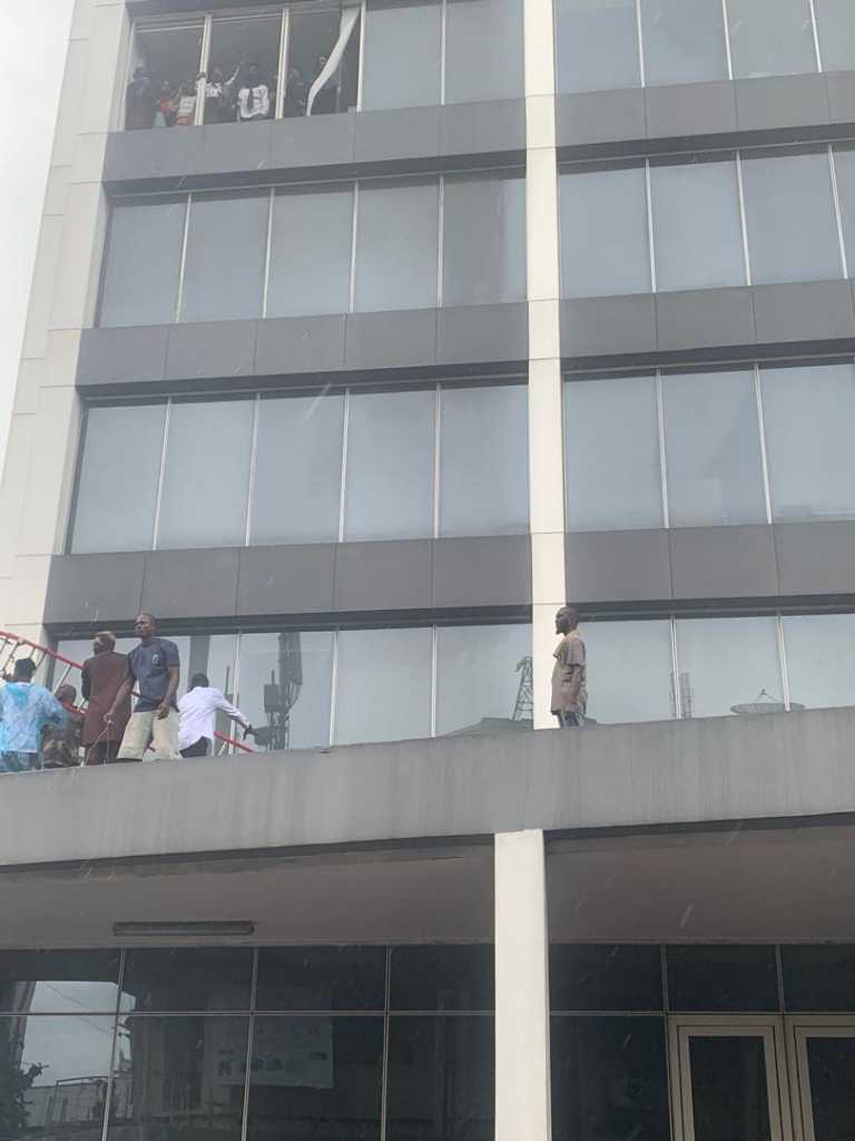Fire Outbreak: Workers Trapped at Afriland Building in Lagos