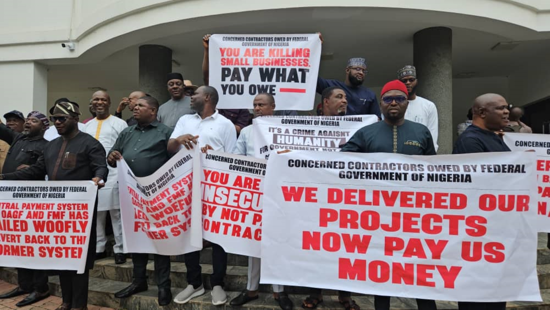Contractors Protest Over N4trn Unpaid Capital Projects in Abuja