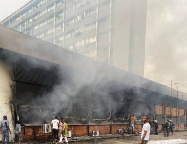 JUST IN: Fire Guts Rivers State Secretariat Complex; Government Vows Swift Rehabilitation