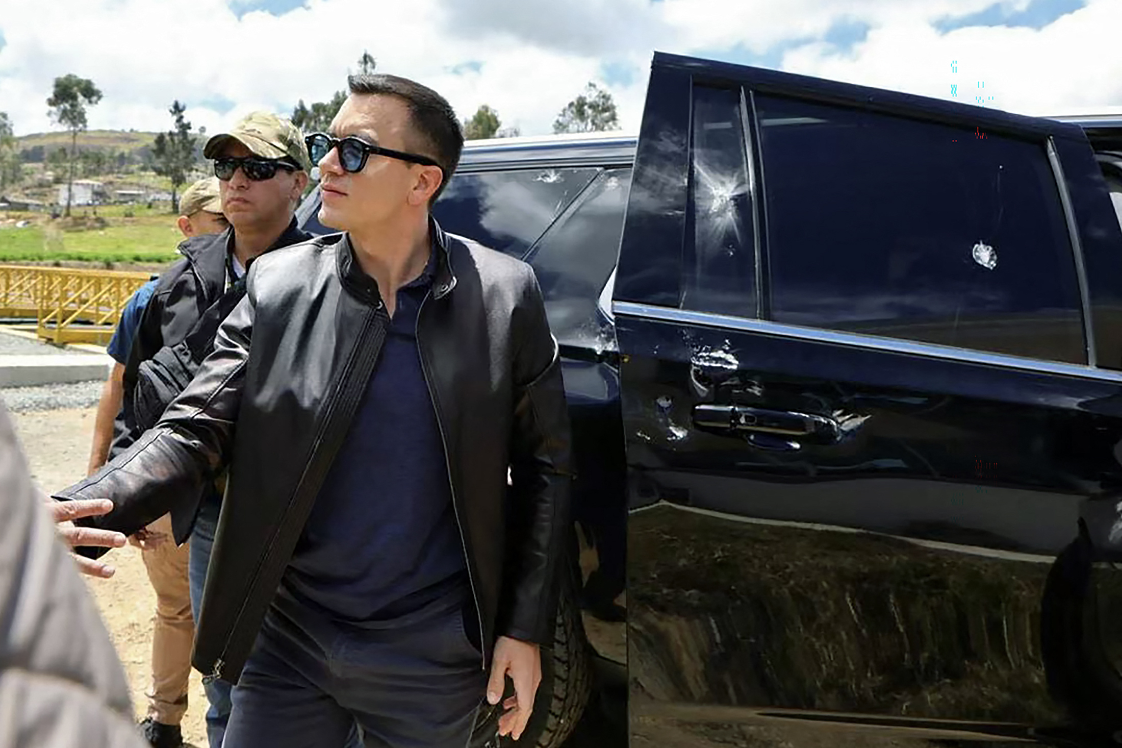 Ecuadorean President Daniel Noboa Unharmed after Attack on His Car