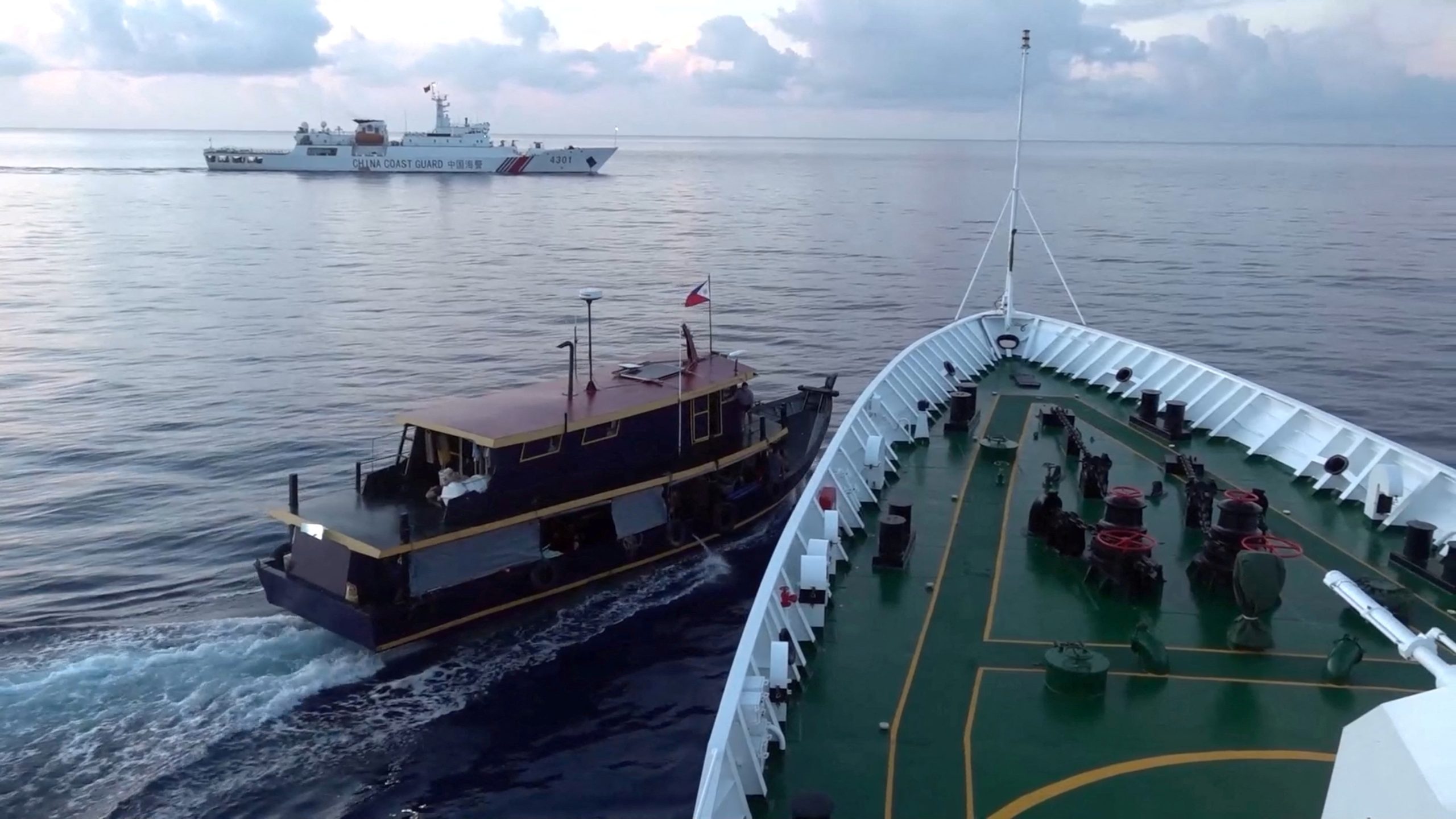 Philippines, China trade accusations over South China Sea vessel clash