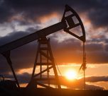 A View Shows An Oil Pump Jack Outside Almetyevsk