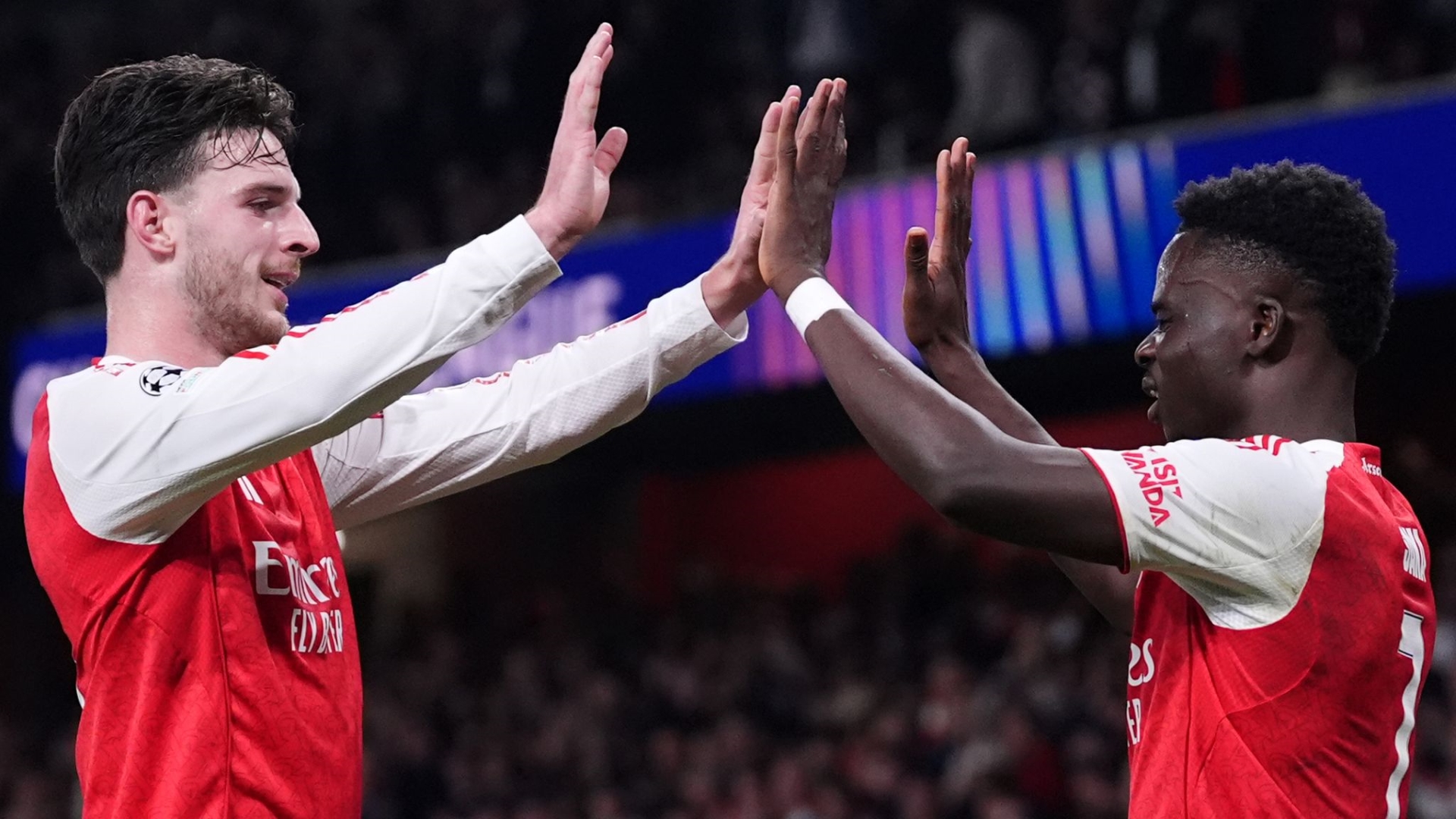 Arsenal 2-0 Olympiakos: Saka strikes again as Gunners extend perfect Champions League start