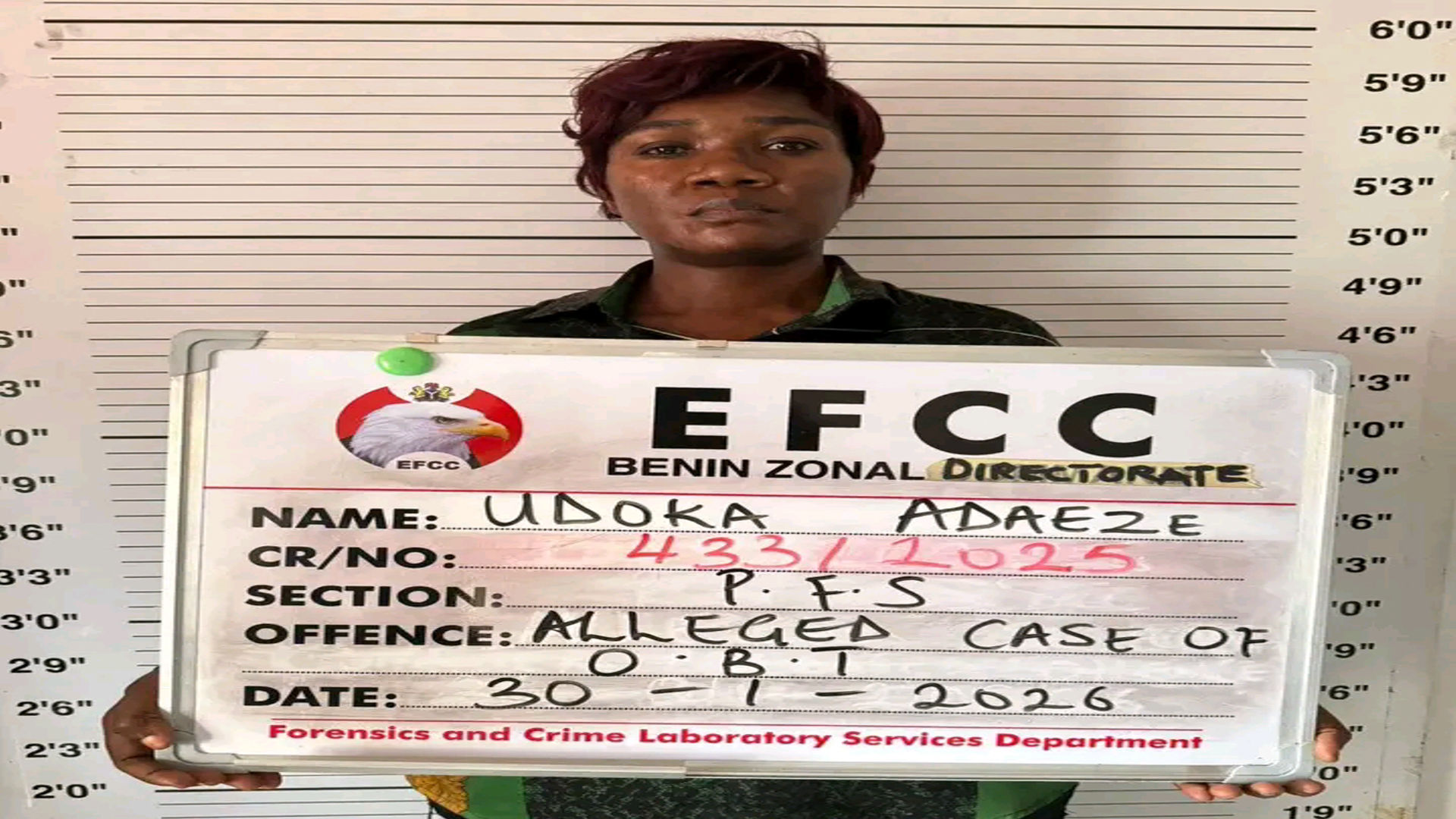 EFCC Arrests Woman Over N165m Property Fraud