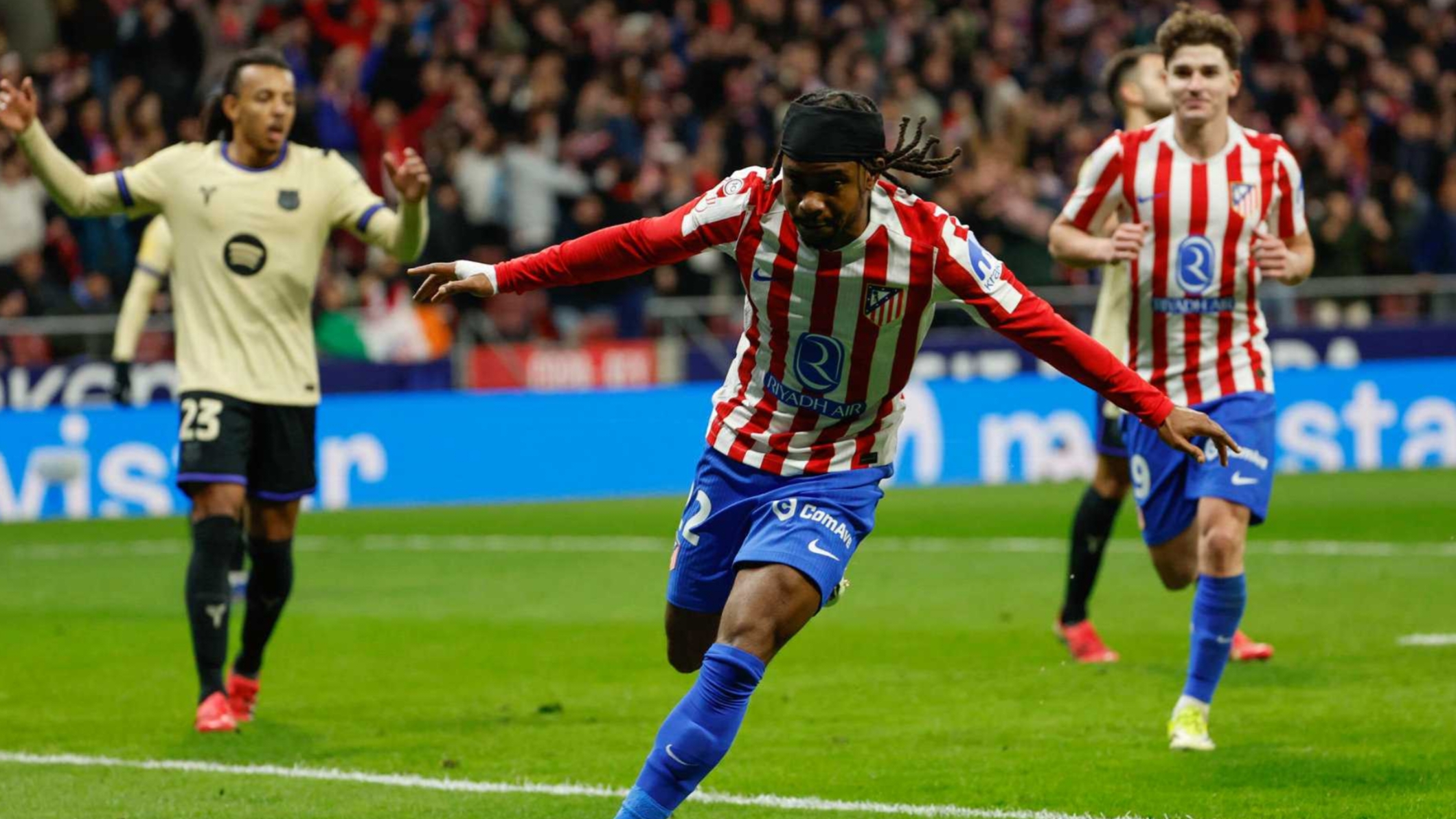 Copa Del Rey: Lookman Shines As Atletico Madrid Thrashes Barcelona