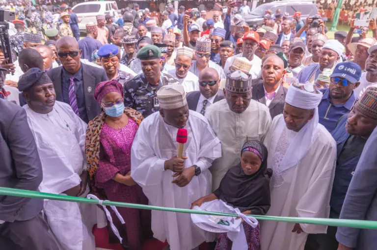 ‎Fintiri Elevates Mayo Belwa Cottage Hospital, Commissions International Cattle Market