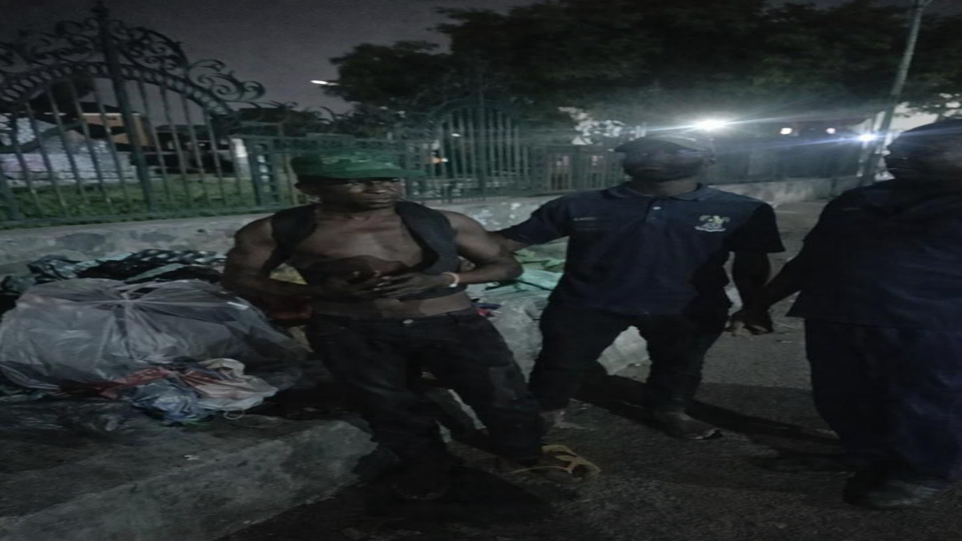LAWMA Apprehends Individual for Illegal Dumping at Tinubu Square