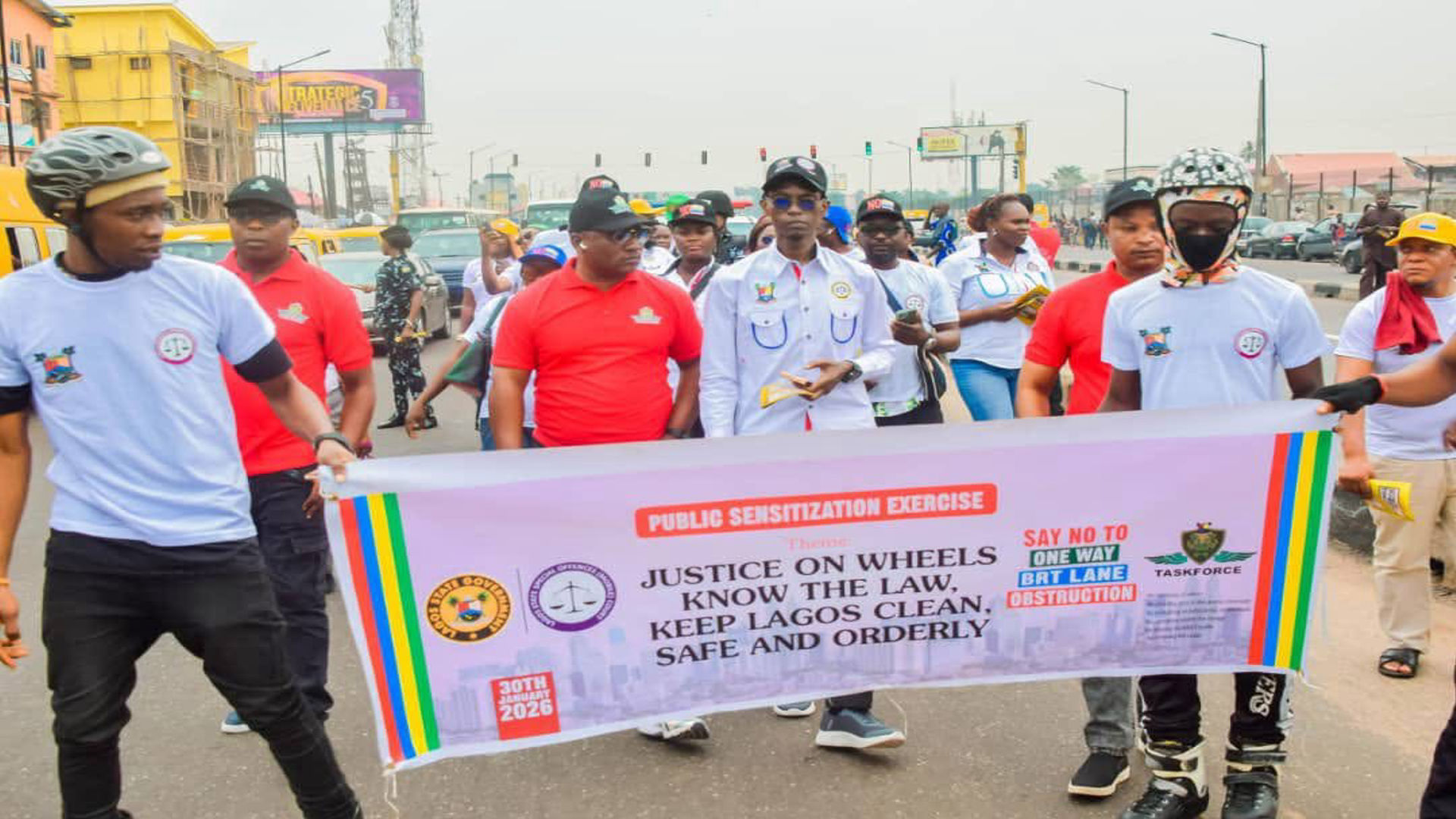 Lagos Government Sensitises Residents on Traffic and Environmental Laws