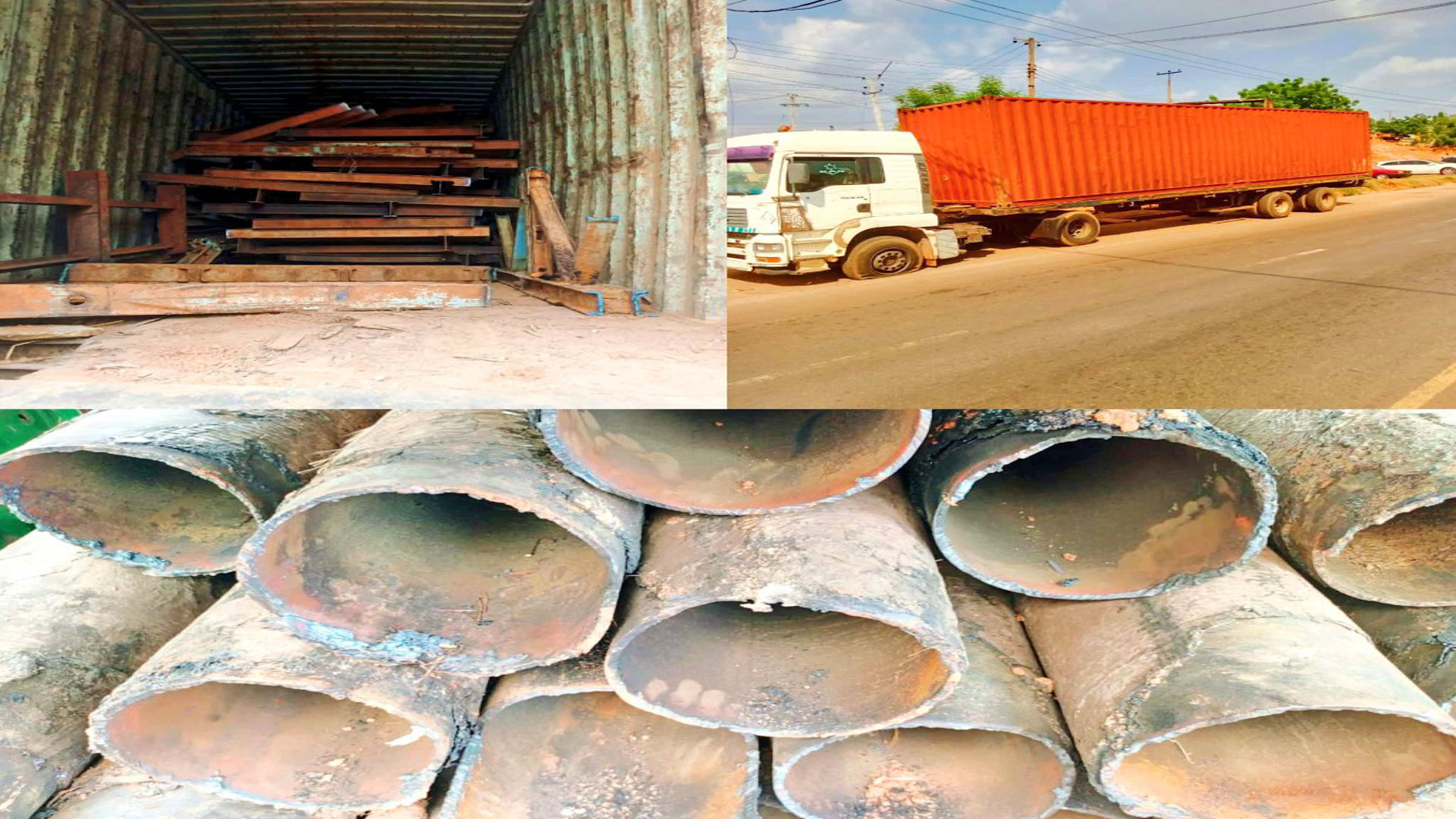 Enugu Police Arrest Four, Recover Vandalised Bridge Parts and Oil Pipes