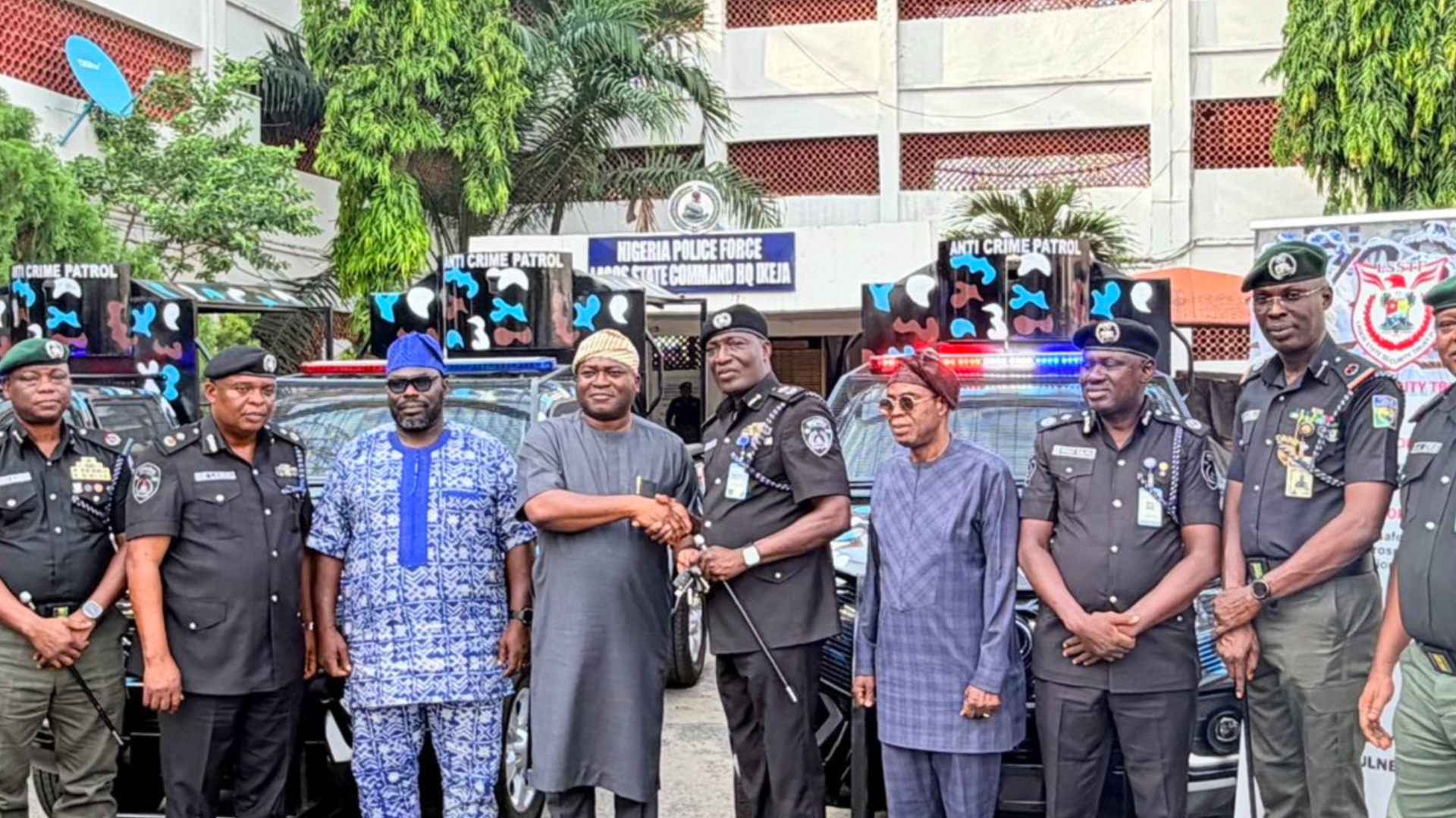 Lagos Security Trust Fund Donates Vehicles to Police Anti Crime Patrol Squad