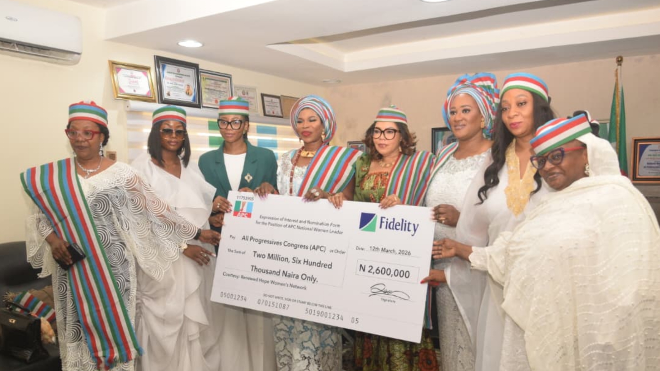 Group Purchases ₦2.6m Nomination Form for Alile-Adele’s Re-election Bid as APC National Women Leader