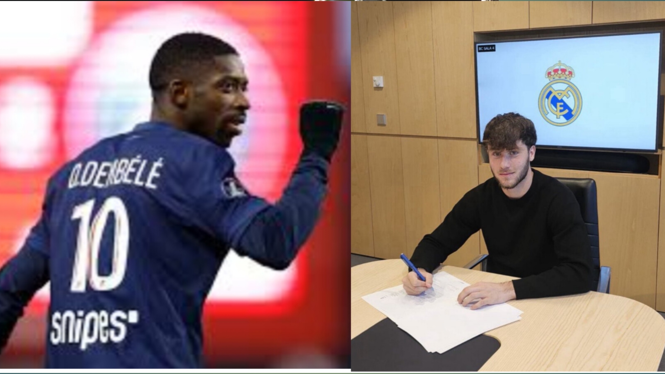 Barroso Signs New Deal at Real Madrid as Dembélé Speaks on PSG Future