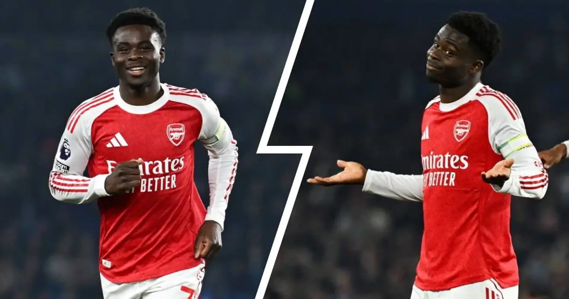 Saka Nets on 300th Appearance as Arsenal Edge Brighton 1–0