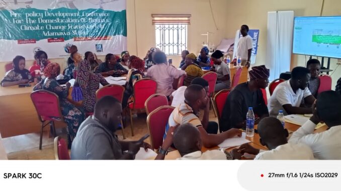 NGO Engages Adamawa Youths, Women on Domestication of Climate Change Policy
