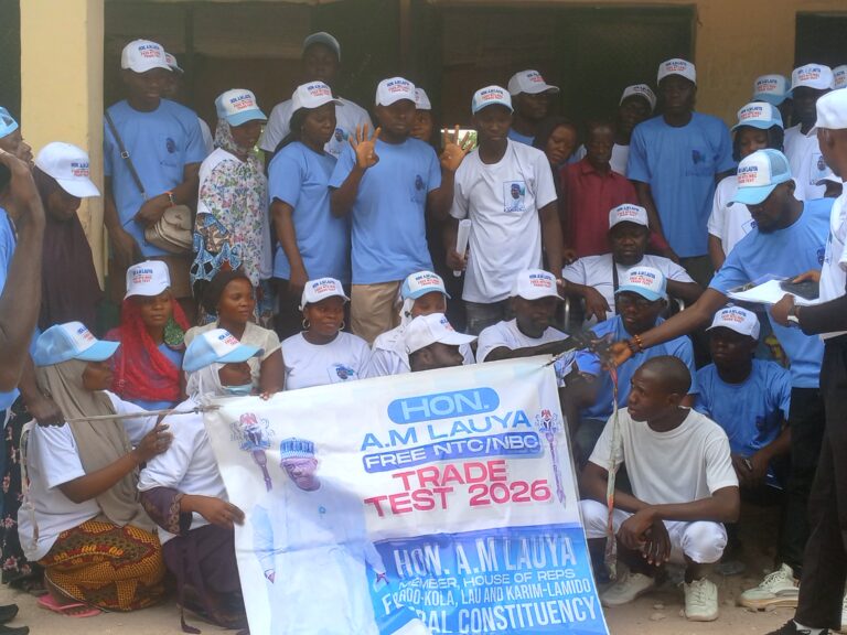 Lauya Sponsors 115 Candidates for Free NABTEB Trade Test in Taraba