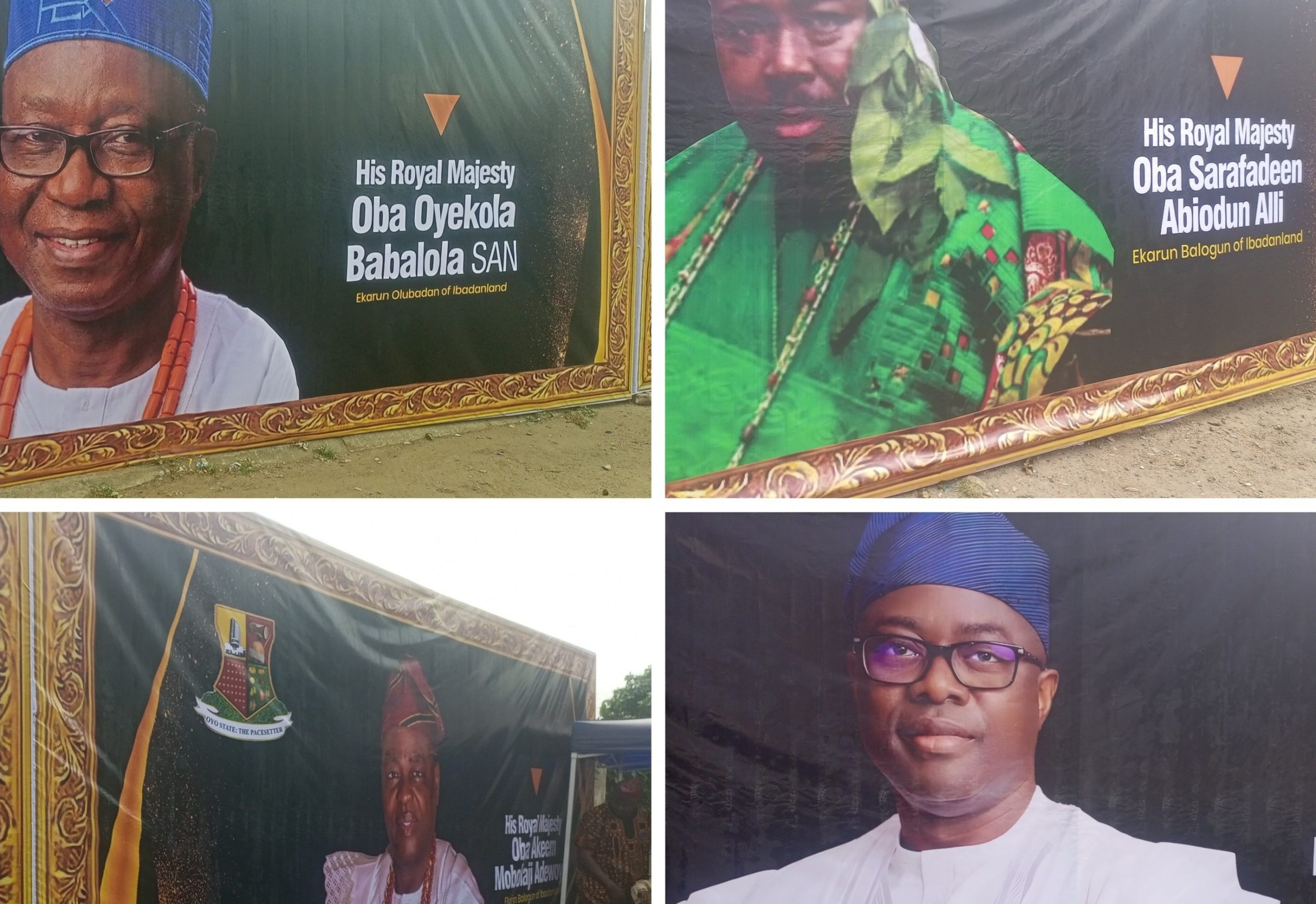 Makinde Government Coronates Three Ibadan Crown-Wearing Obas in Absential