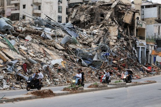 Displaced People Return To Their Homes After A 10 Day Ceasefire Between Lebanon And Israel Went Into Effect, At The Southern Suburbs Of Beirut