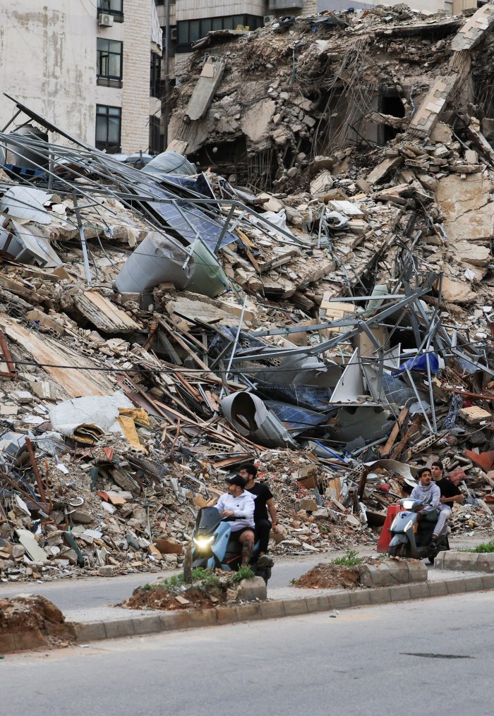 Displaced People Return To Their Homes After A 10 Day Ceasefire Between Lebanon And Israel Went Into Effect, At The Southern Suburbs Of Beirut