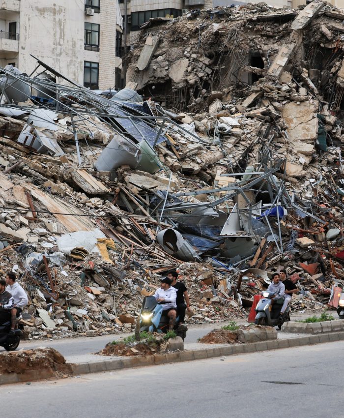 Displaced People Return To Their Homes After A 10 Day Ceasefire Between Lebanon And Israel Went Into Effect, At The Southern Suburbs Of Beirut