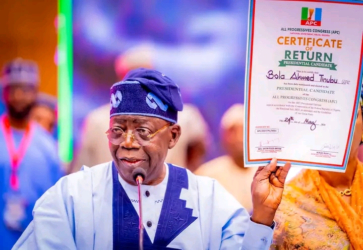 Tinubu Secures APC Presidential Nomination, Pledges Second-Term Growth Agenda