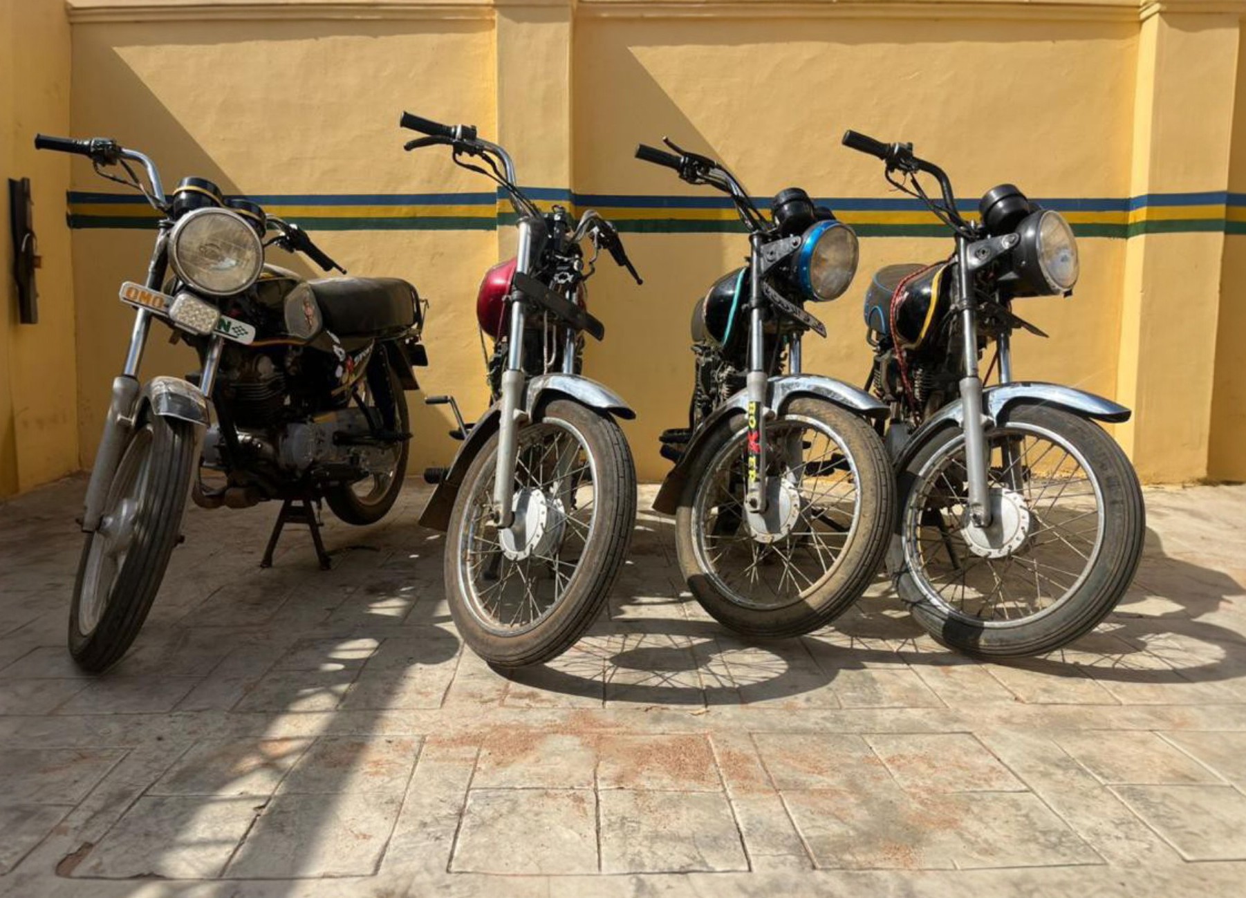 Oyo Police Arrest Eight Suspected Motorcycle Thieves, Recover Four Stolen Motorcycles in Kishi