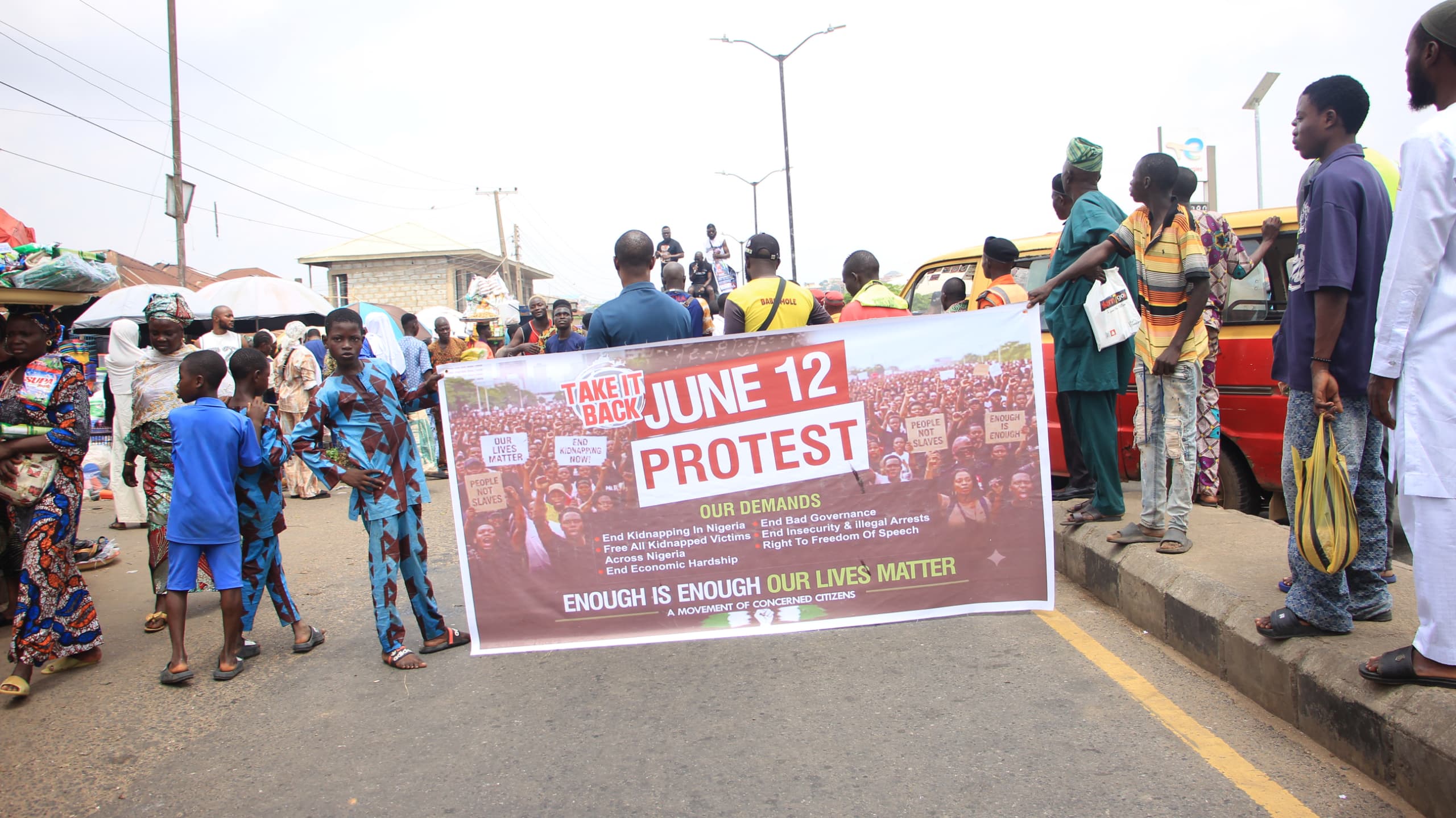 June 12: Protesters in Oyo Demand Rescue of Abducted Oriire Victims, End to Insecurity on Democracy Day