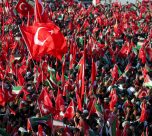 People Take Part In A Pro Palestinian Rally In Istanbul