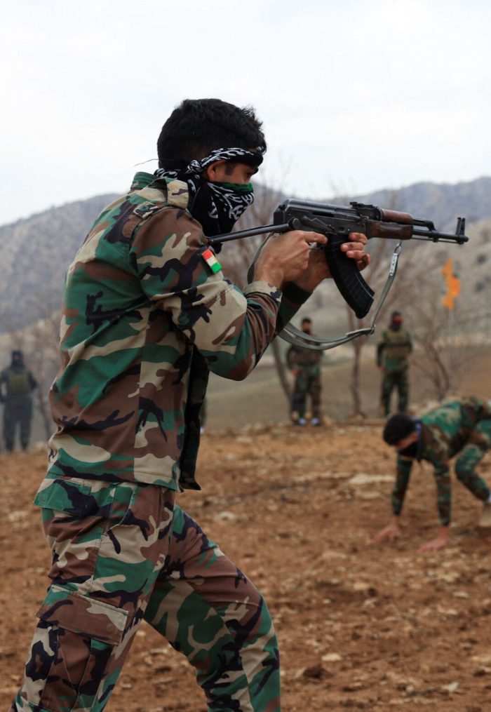 File Photo: Iranian Kurdish Fighters From The Kurdistan Freedom Party (pak) Take Part In A Training Session At A Base On The Outskirts Of Erbil
