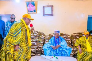 Governor Ademola Adeleke and Olokuku of Okuku