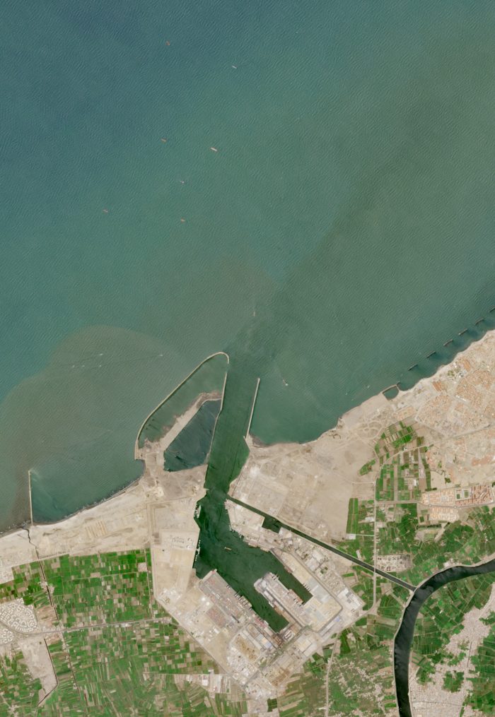 A View Of The Damietta Port, Egypt