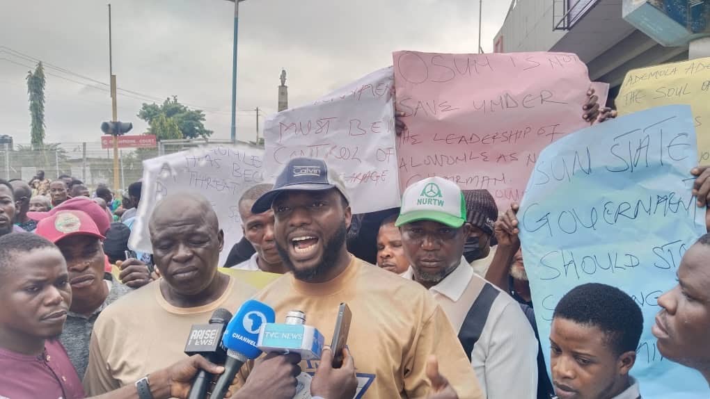 NURTW Protest in Osogbo Turns Into Contested Narrative as Witnesses Allege Political Motive, Park Takeover