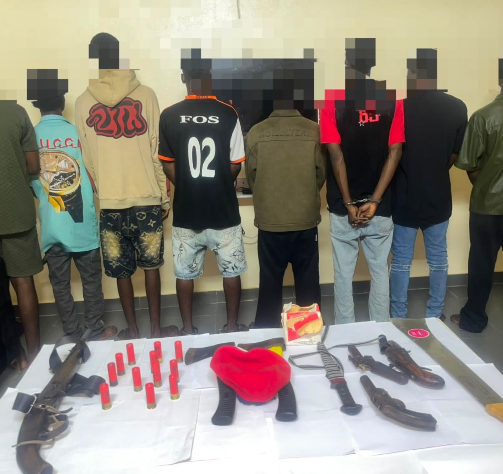 11 LAUTECH Students Arrested as Police Bust Alleged Cult Hideout, Seize Firearms   ‎