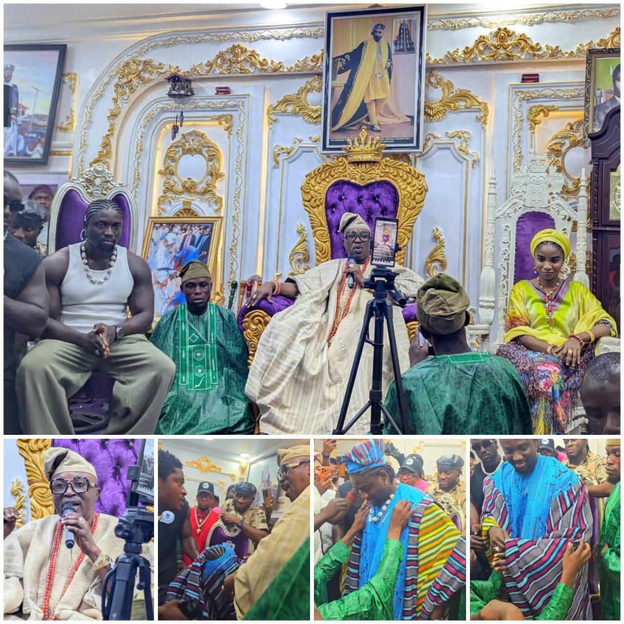 Oluwo Confers “Atayese of Yorubaland” Chieftaincy Title on VeryDarkMan