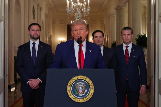 U.s. President Donald Trump Delivers An Address To The Nation At The White House In Washington, Following U.s. Strikes On Iran's Nuclear Facilities