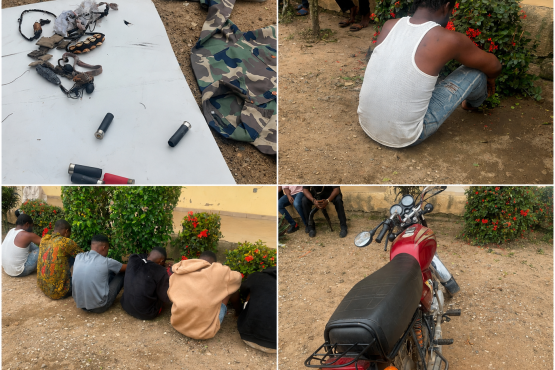 Arrested persons by Osun Police Command