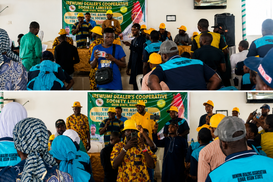 A sectional view of Irewumi Dealers' Cooperative Association's Members