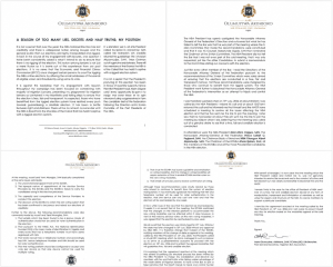 NBA Election 2026: Candidate's Statement of Concern