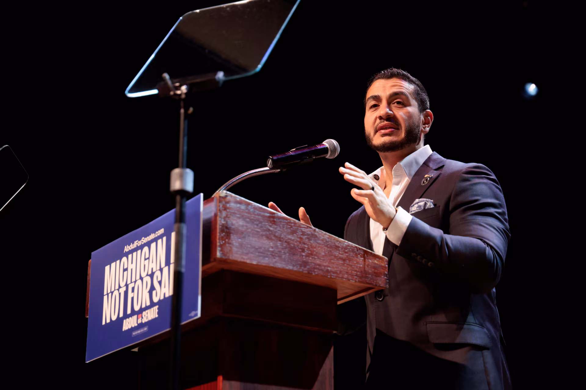 Progressive El-Sayed wins Michigan primary in jolt to Democrats